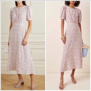 FAITHFULL THE BRAND Beline Vionette Floral dress 6